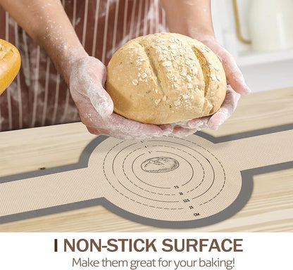 Wiederverwendbare, antihaftbeschichtete Silikon-Brotform für Sauerteig